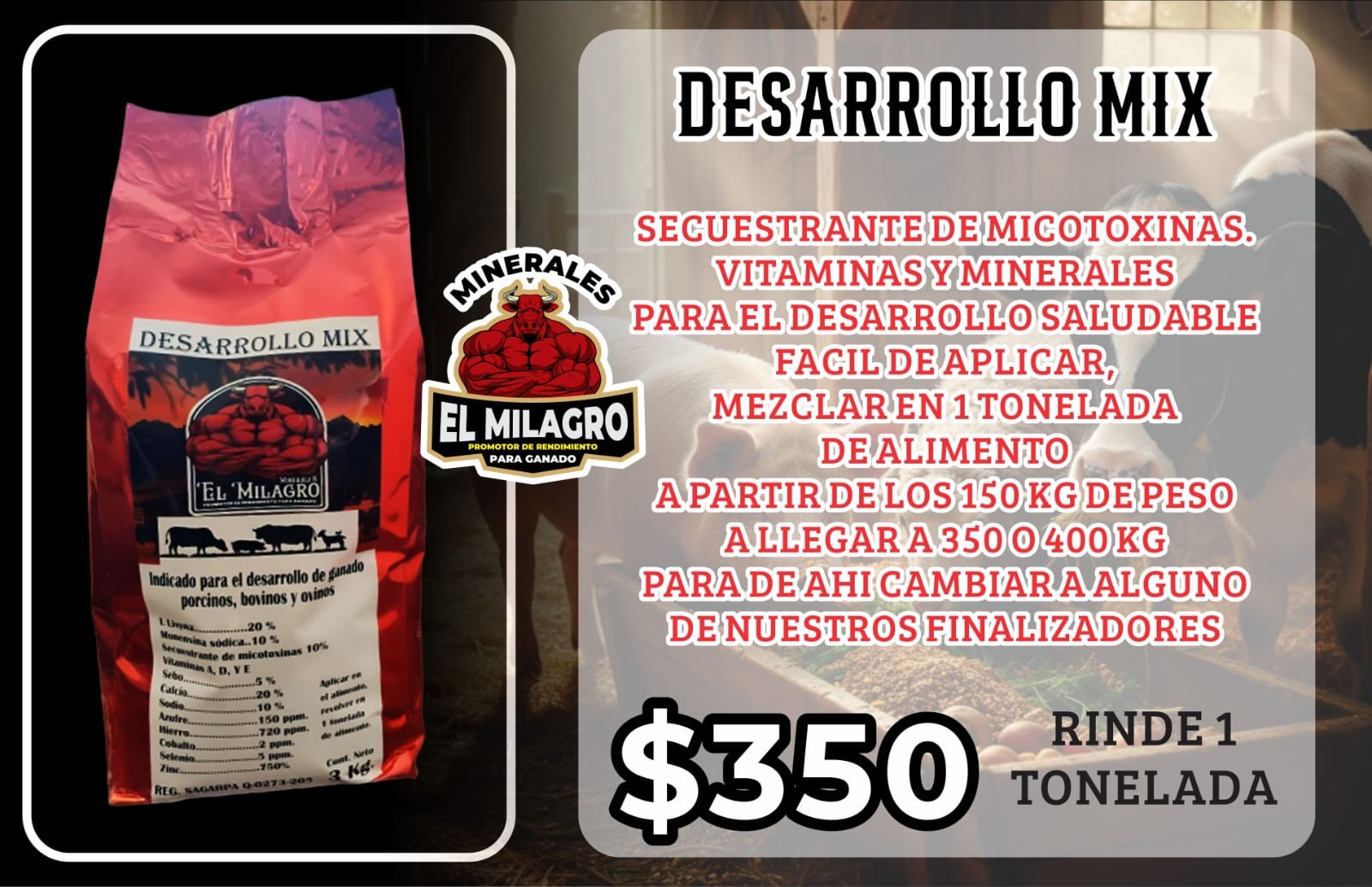 Desarrollo Mix para Cerdo