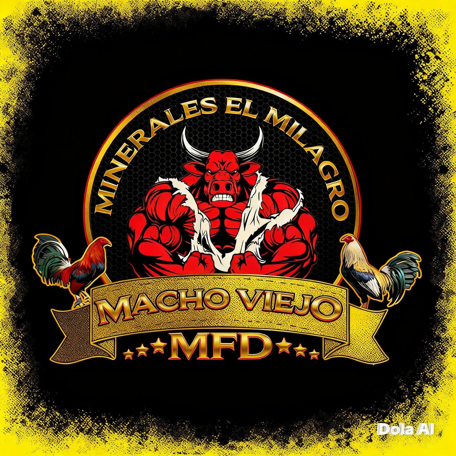 Logotipo Minerales El Milagro Macho Viejo MFD